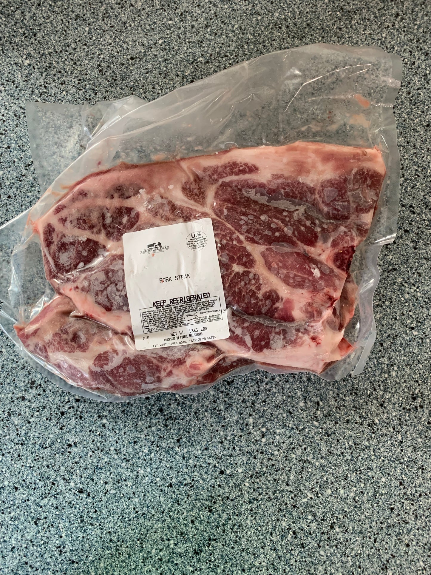 Pork Steak (2 steaks per package)